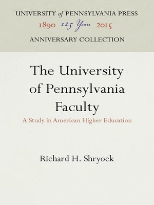 cover image of The University of Pennsylvania Faculty